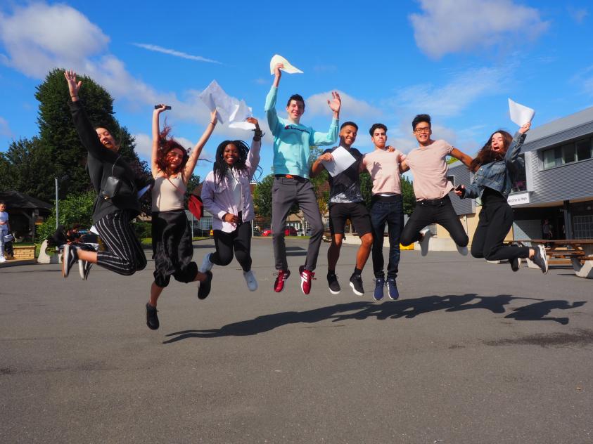 Wren Academy pupils collect A Level results