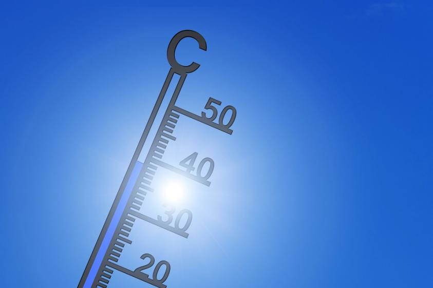 A picture of a thermometer