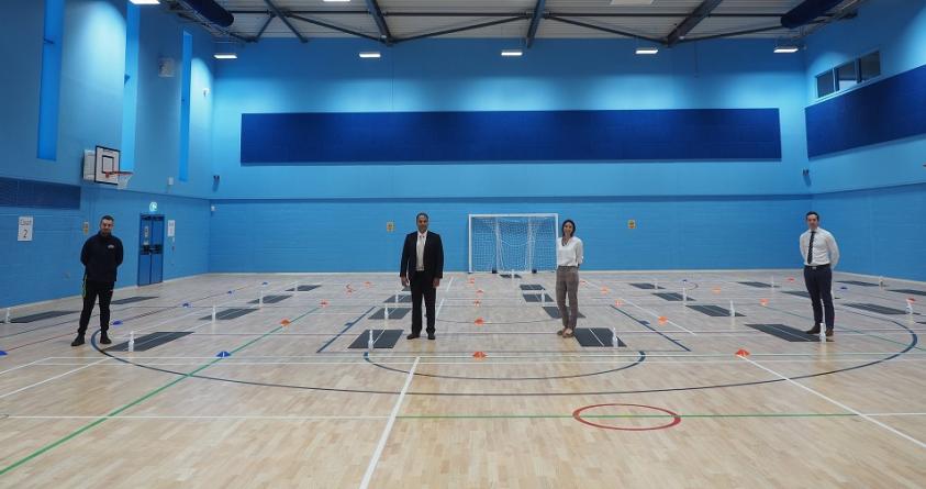 Better staff show the council the new lay-out at Barnet Copthall Leisure Centre