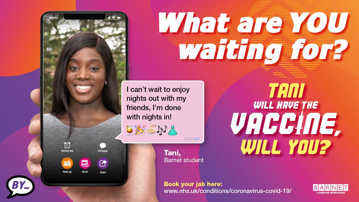 Tani has had the vaccine, will you?
