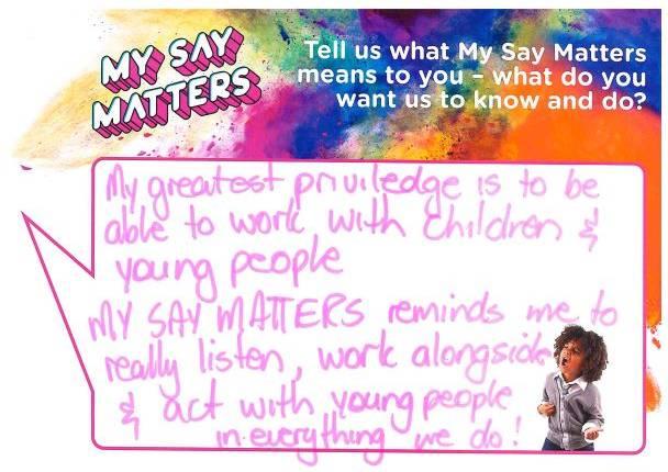 My Say Matters pledge 12