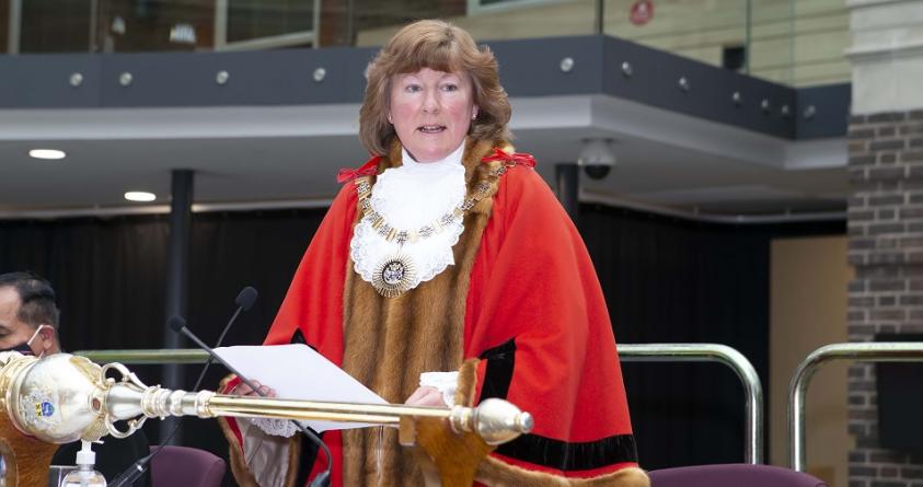 The Worshipful Mayor of Barnet, Councillor Alison Cornelius